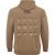 North Latitude Hoodie with Zipper Dark Sand TALL - TALL sudaderas - Sudaderas TALL para hombre alto