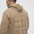 North Latitude Hoodie with Zipper Dark Sand TALL - TALL sudaderas - Sudaderas TALL para hombre alto