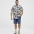 North Latitude T-shirt Allover Printed Navy - Camisetas - Camisetas - 2XL-14XL