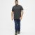 North Latitude T-Shirt 2-Pack Dark Grey Melange - Camisetas - Camisetas - 2XL-14XL