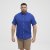 North Latitude Shirt Linen Cotton Short Sleeve Blue - Camisas - Camisas 2XL-10XL