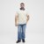 North Latitude Polo Pique Printed Off-White - Polos - Polos 2XL-8XL