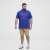 North Latitude Polo Pique Print Short Sleeve Cobalt Blue - Polos - Polos 2XL-8XL
