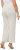 Ulla Popken Layered Chiffon Wide Leg Pants White - Vaqueros & Pantalones de Mujer Tallas Grandes – Plus Size - 