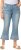 Ulla Popken Cropped Flared Eyelet Jeans Light Blue - Vaqueros & Pantalones de Mujer Tallas Grandes – Plus Size - Vaqueros y pantalones, EU 42-70