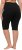 Ulla Popken Stretch Knit Bike Shorts Black - Vaqueros & Pantalones de Mujer Tallas Grandes – Plus Size - 