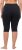 Ulla Popken Stretch Knit Bike Shorts Blue - Vaqueros & Pantalones de Mujer Tallas Grandes – Plus Size - 