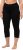 Ulla Popken Basic Stretch Knit Capris Black - Vaqueros & Pantalones de Mujer Tallas Grandes – Plus Size - 