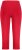 Ulla Popken Basic Stretch Knit Capris Red - Vaqueros & Pantalones de Mujer Tallas Grandes – Plus Size - 