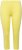 Ulla Popken Basic Stretch Knit Capris Yellow - Vaqueros & Pantalones de Mujer Tallas Grandes – Plus Size - 