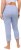 Ulla Popken Basic Stretch Knit Capris Blue - Vaqueros & Pantalones de Mujer Tallas Grandes – Plus Size - 