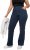Ulla Popken Wide Leg Elastic Waist Mary Fit Marlene Stretch Jeans Denim Blue - Vaqueros & Pantalones de Mujer Tallas Grandes – Plus Size - 
