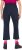 Ulla Popken Functional Sport Quick Dry Stretch Crop Pants Navy Blue - Vaqueros & Pantalones de Mujer Tallas Grandes – Plus Size - 