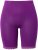 Ulla Popken Lace Hem Stretch Viscose Knit Bicycle Length Lounge Shorts Purple - Vaqueros & Pantalones de Mujer Tallas Grandes – Plus Size - 