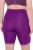 Ulla Popken Lace Hem Stretch Viscose Knit Bicycle Length Lounge Shorts Purple - Vaqueros & Pantalones de Mujer Tallas Grandes – Plus Size - 