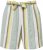 Ulla Popken Striped Wide Leg Elastic Waistband Shorts White - Vaqueros & Pantalones de Mujer Tallas Grandes – Plus Size - 