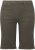 Ulla Popken Frayed Hemline Elastic Waistband Bermuda Shorts Loden Green - Vaqueros & Pantalones de Mujer Tallas Grandes – Plus Size - 