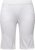 Ulla Popken Frayed Hemline Elastic Waistband Bermuda Shorts Snow White - Vaqueros & Pantalones de Mujer Tallas Grandes – Plus Size - 