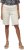 Ulla Popken Frayed Hemline Elastic Waistband Bermuda Shorts White - Vaqueros & Pantalones de Mujer Tallas Grandes – Plus Size - 
