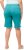 Ulla Popken Frayed Hemline Elastic Waistband Bermuda Shorts Bright Turquoise - Vaqueros & Pantalones de Mujer Tallas Grandes – Plus Size - 