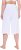 Ulla Popken Wide Leg Flared Bermuda Shorts White - Vaqueros & Pantalones de Mujer Tallas Grandes – Plus Size - 