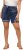 Ulla Popken Paisley Pull On Shorts Blue - Vaqueros & Pantalones de Mujer Tallas Grandes – Plus Size - 