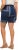Ulla Popken Paisley Pull On Shorts Blue - Vaqueros & Pantalones de Mujer Tallas Grandes – Plus Size - 