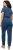 Ulla Popken Wrap Look Short Sleeve Denim Jumpsuit Blue - Vaqueros & Pantalones de Mujer Tallas Grandes – Plus Size - Vaqueros y pantalones, EU 42-70