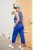 Ulla Popken Cropped Ruby Fit Pants Blue - Vaqueros & Pantalones de Mujer Tallas Grandes – Plus Size - 