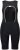 Ulla Popken Padded Cycling Zip Front Bodysuit Black - Vaqueros & Pantalones de Mujer Tallas Grandes – Plus Size - 
