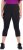 Ulla Popken Cropped High Waisted Leggings Black - Vaqueros & Pantalones de Mujer Tallas Grandes – Plus Size - 