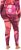 Ulla Popken Abstract Print Ski Leggings Red - Vaqueros & Pantalones de Mujer Tallas Grandes – Plus Size - 