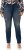 Ulla Popken Sammy Destroy 5 Pocket Jeans Blue Denim - Vaqueros & Pantalones de Mujer Tallas Grandes – Plus Size - 