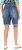 Ulla Popken Palm Print Denim Bermuda Shorts Blue Denim - Vaqueros & Pantalones de Mujer Tallas Grandes – Plus Size - 