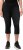 Ulla Popken Sienna Stretch Denim Capris Black - Vaqueros & Pantalones de Mujer Tallas Grandes – Plus Size - 