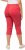 Ulla Popken Stretch Fit Raw Hem Capris Dark Coral - Vaqueros & Pantalones de Mujer Tallas Grandes – Plus Size - Vaqueros y pantalones, EU 42-70