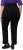 Ulla Popken Striped Elastic Waist Sweatpants Black - Vaqueros & Pantalones de Mujer Tallas Grandes – Plus Size - 
