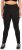 Ulla Popken Straight Leg Quick Drying Leggings Black - Vaqueros & Pantalones de Mujer Tallas Grandes – Plus Size - 