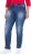 Ulla Popken Tapered Leg Lightly Distressed Jeans Denim Blue - Vaqueros & Pantalones de Mujer Tallas Grandes – Plus Size - 