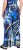 Ulla Popken Blue Stroke Wide Leg Palazzo Pants - Vaqueros & Pantalones de Mujer Tallas Grandes – Plus Size - 
