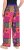 Ulla Popken Tile Print Wide Leg Palazzo Pants Purple - Vaqueros & Pantalones de Mujer Tallas Grandes – Plus Size - Vaqueros y pantalones, EU 42-70