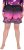 Ulla Popken Active Wide Leg Elastic Waist Palm Tree Pattern Mesh Shorts Black - Vaqueros & Pantalones de Mujer Tallas Grandes – Plus Size - 