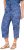 Ulla Popken Italy Print Elastic Waist Culottes Blue - Vaqueros & Pantalones de Mujer Tallas Grandes – Plus Size - 