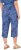 Ulla Popken Italy Print Elastic Waist Culottes Blue - Vaqueros & Pantalones de Mujer Tallas Grandes – Plus Size - 