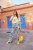 Ulla Popken Italy Print Elastic Waist Pants White - Vaqueros & Pantalones de Mujer Tallas Grandes – Plus Size - 