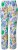 Ulla Popken Italy Print Elastic Waist Pants White - Vaqueros & Pantalones de Mujer Tallas Grandes – Plus Size - 