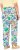 Ulla Popken Italy Print Elastic Waist Pants White - Vaqueros & Pantalones de Mujer Tallas Grandes – Plus Size - 