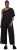 Ulla Popken Asymmetric Lace Panel Jumpsuit Black - Vaqueros & Pantalones de Mujer Tallas Grandes – Plus Size - 