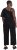 Ulla Popken Asymmetric Lace Panel Jumpsuit Black - Vaqueros & Pantalones de Mujer Tallas Grandes – Plus Size - 