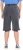 Ulla Popken Indigo Dyed Elastic Waist Jersey Shorts Black - Vaqueros & Pantalones de Mujer Tallas Grandes – Plus Size - 